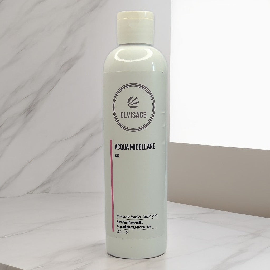 Acqua Micellare B12 | Detersione Biotech Lenitiva e Illuminante 200 ml