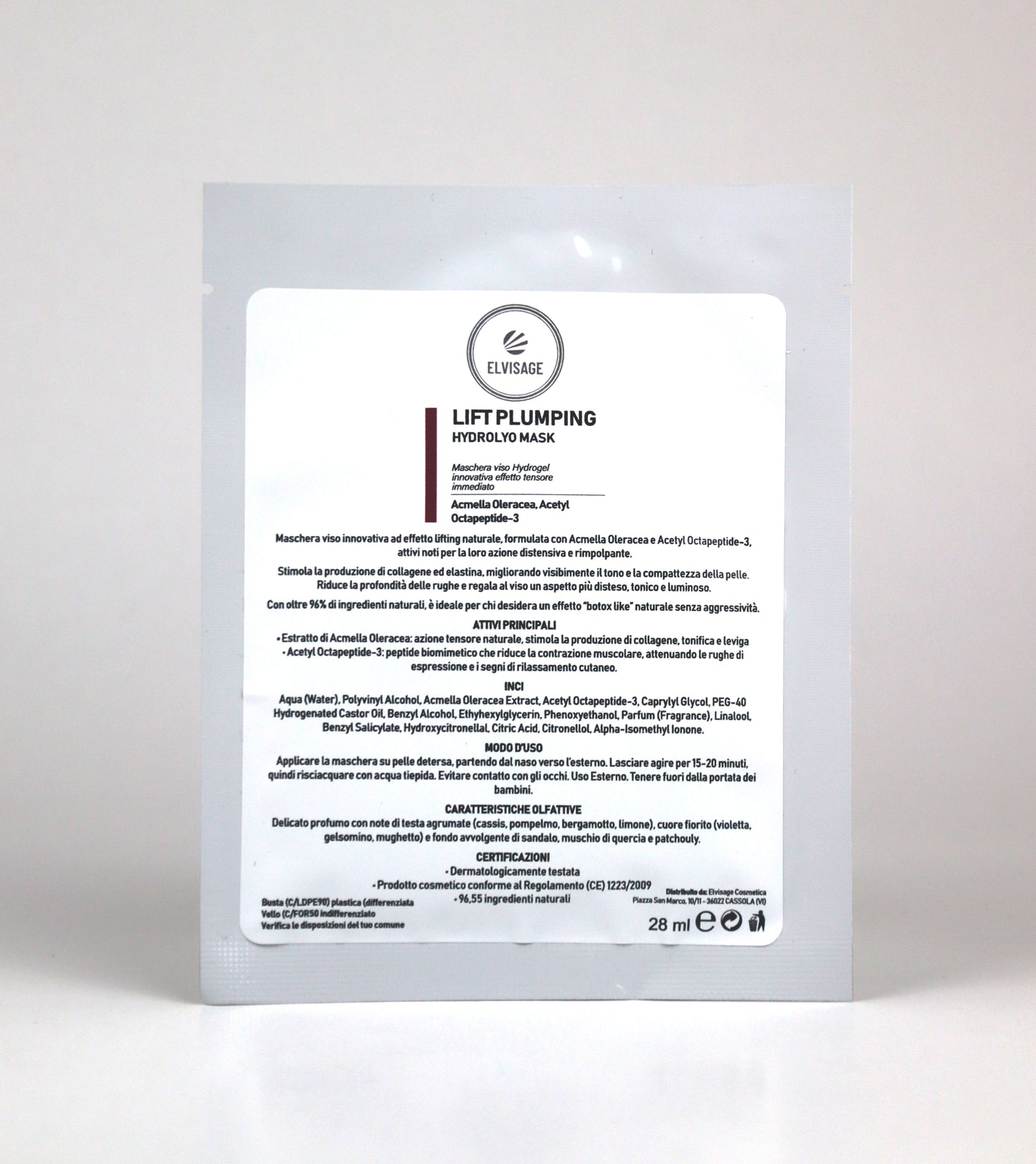 Lift Plumping Hydrolyo Mask – Maschera biobotox effetto tensore visibile