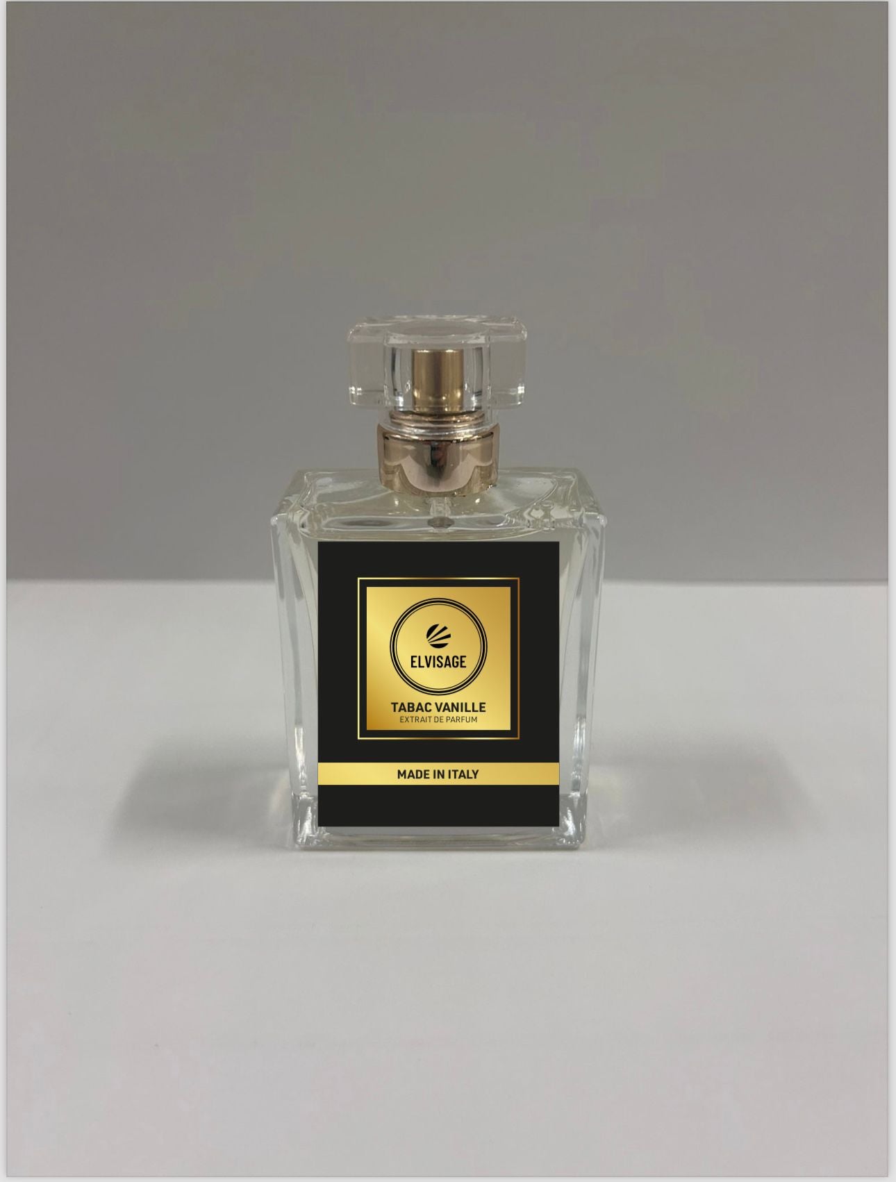 "Boccetta di Extrait de Parfum Hombre Tabaco Vanilla – Fragranza maschile con note di tabacco e vaniglia"