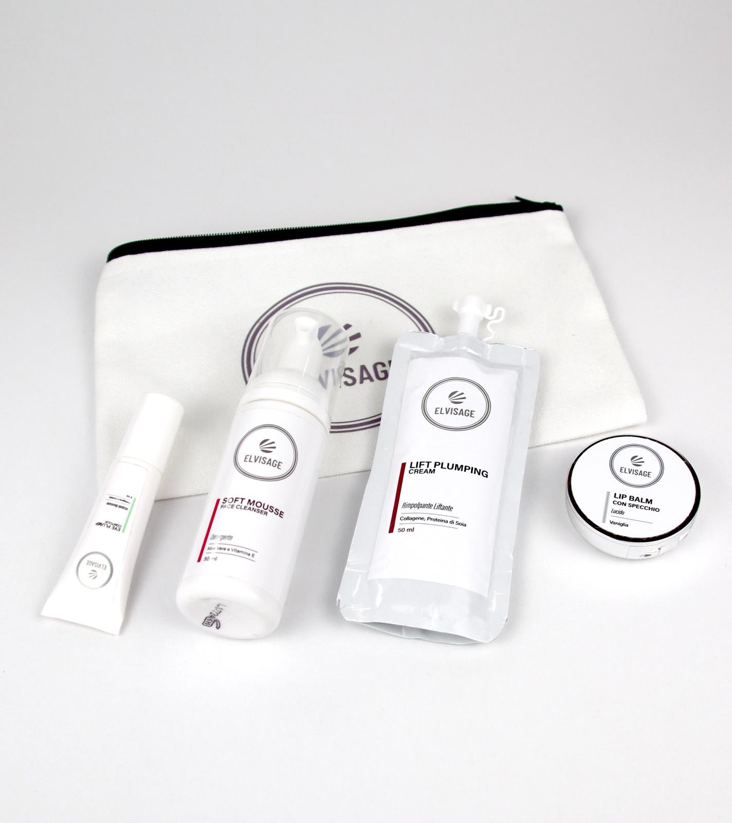 Kit Lift da Viaggio con Pochette | Skincare Completa da Portare Ovunque - Elvisage