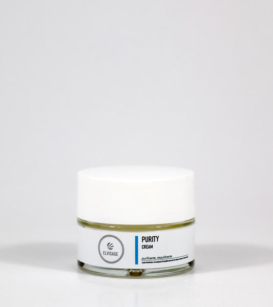 Purity Cream, Crema perfezionante per pelle impura, acneica e lucida con SPF 15, 50 ml Elvisage