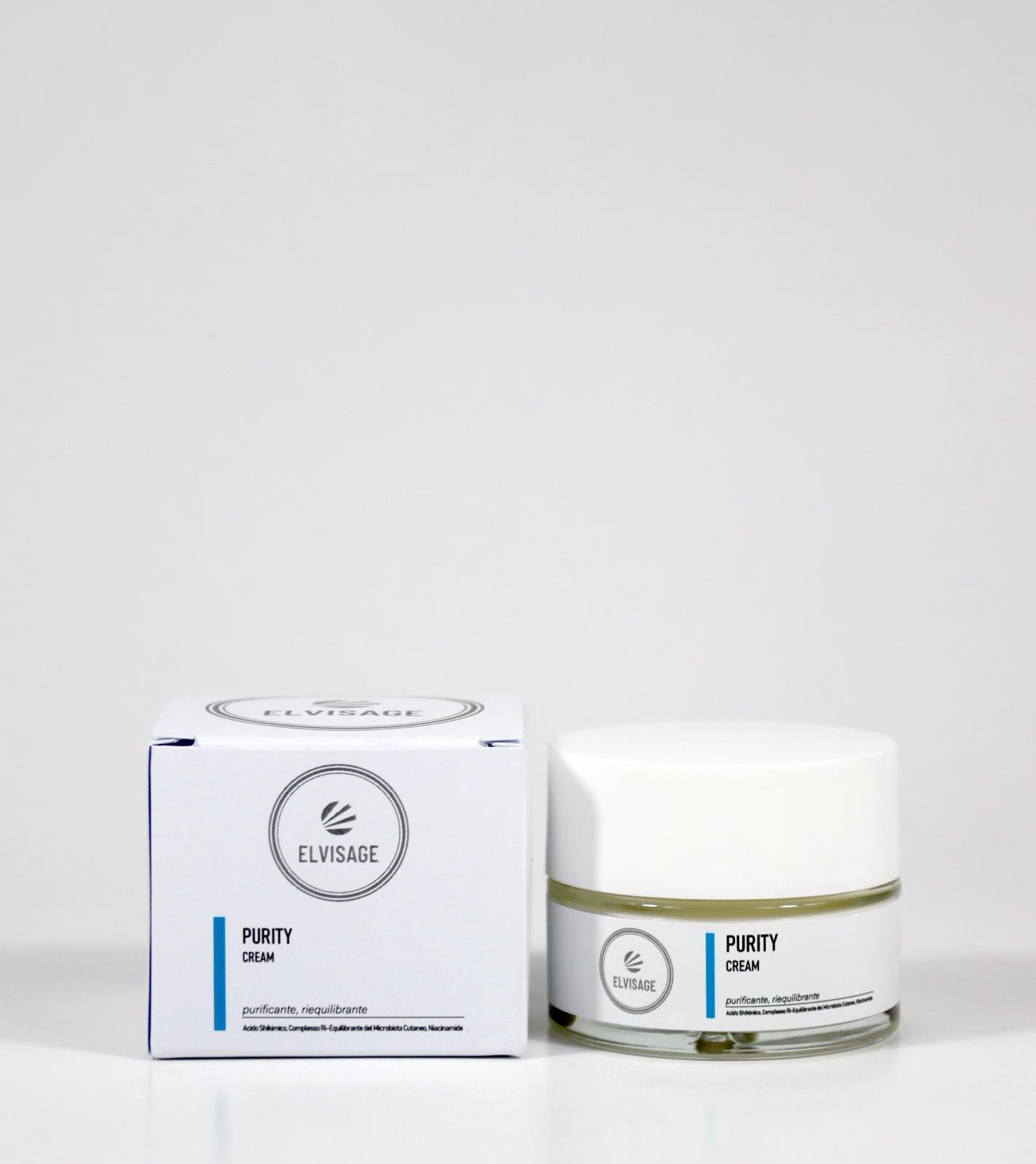 Purity Cream, Crema perfezionante per pelle impura, acneica e lucida con SPF 15, 50 ml Elvisage