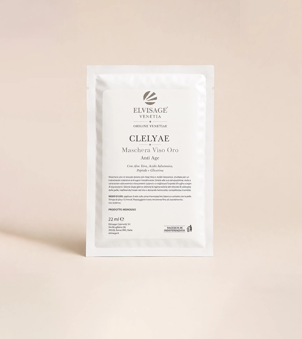 Clelyae - Maschera Viso Anti-Age e Ristrutturante